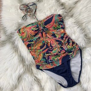 Lauren Ralph Lauren Paisley One Piece Swimsuit 12